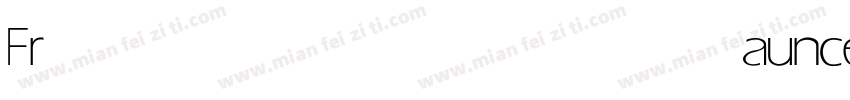 Fraunces9pt Light字体转换